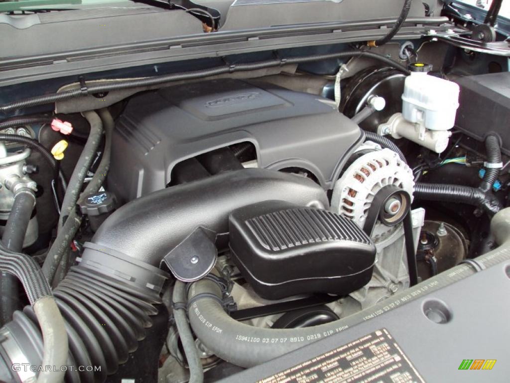 2007 Silverado 1500 LT Extended Cab - Blue Granite Metallic / Light Titanium/Ebony Black photo #15