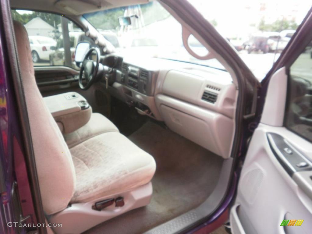 1999 F250 Super Duty XLT Extended Cab 4x4 - Thistle Purple Pearl / Medium Graphite photo #7