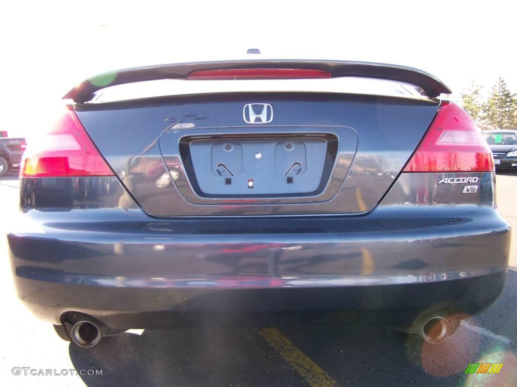 2005 Accord EX V6 Coupe - Graphite Pearl / Black photo #5