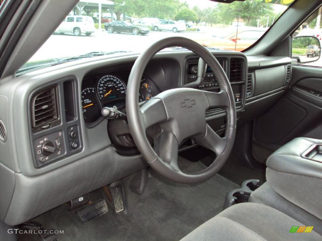 2004 Silverado 1500 LS Extended Cab - Dark Green Metallic / Dark Charcoal photo #6