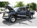 2005 Deep Blue Metallic GMC Sierra 2500HD SLE Extended Cab 4x4  photo #48