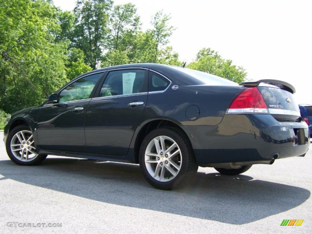 2009 Impala LTZ - Slate Metallic / Ebony photo #4