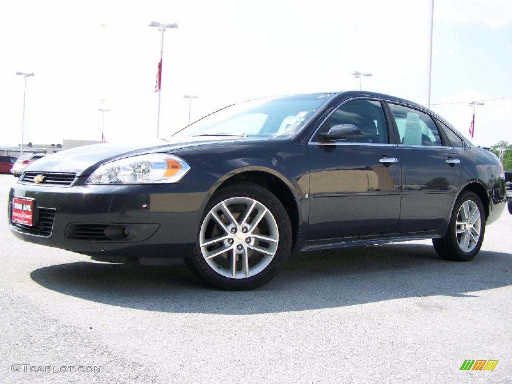 2009 Impala LTZ - Slate Metallic / Ebony photo #5
