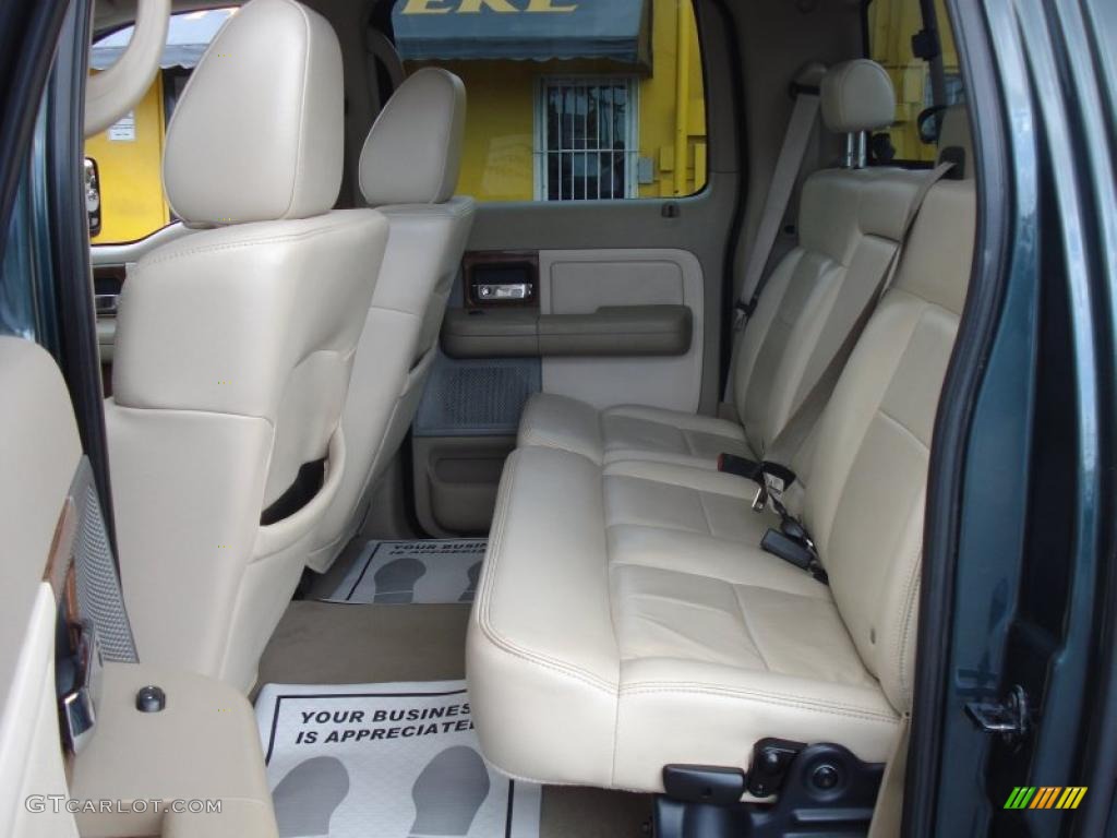 2004 F150 XLT SuperCrew - Aspen Green Metallic / Tan photo #10