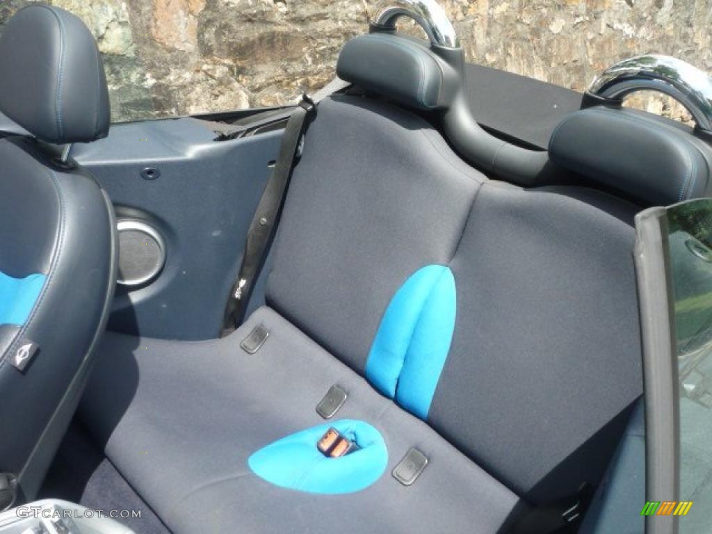 2008 Cooper S Convertible - Laser Blue Metallic / Blue/Carbon Black photo #9