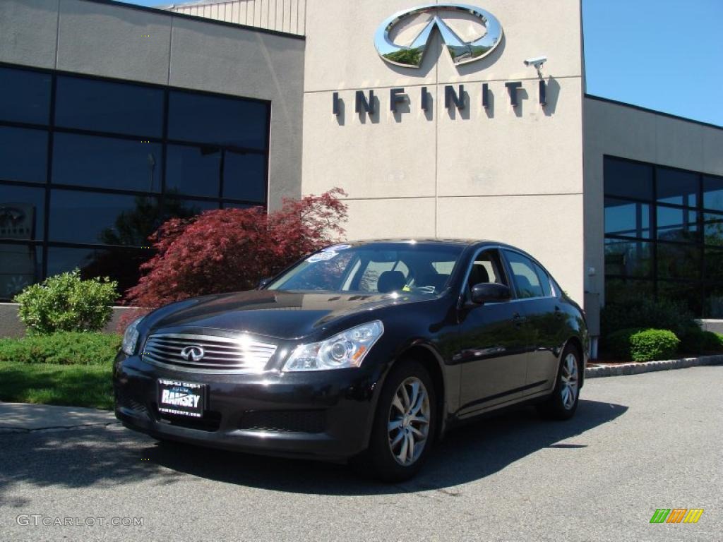 2007 G 35 x Sedan - Black Obsidian / Graphite Black photo #1