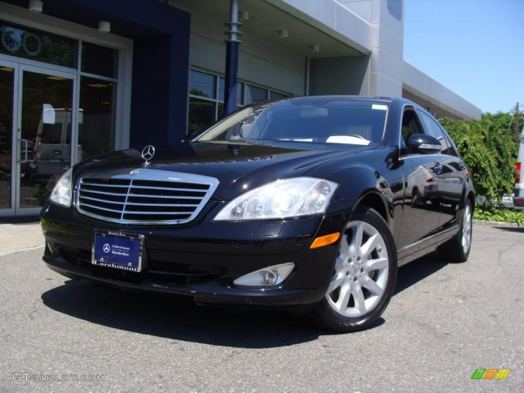 2007 S 550 4Matic Sedan - Black / Black photo #1