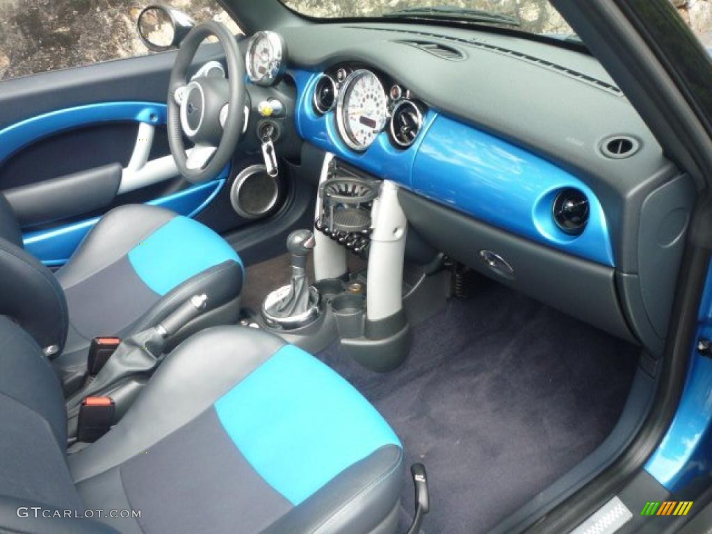 2008 Cooper S Convertible - Laser Blue Metallic / Blue/Carbon Black photo #21