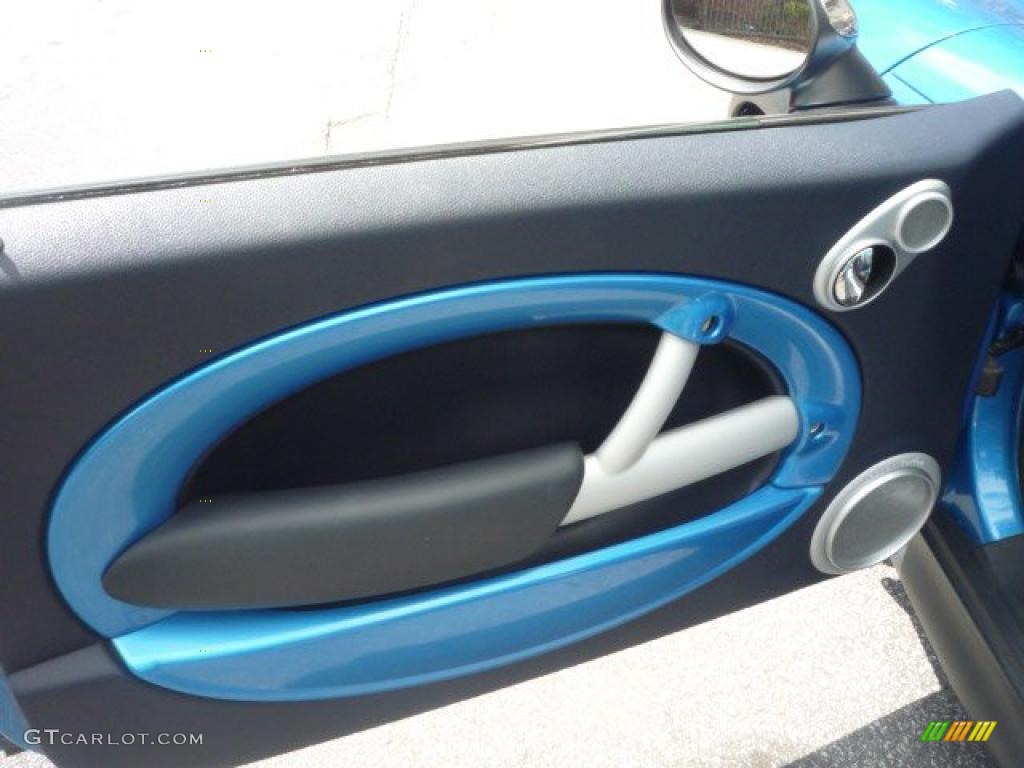 2008 Cooper S Convertible - Laser Blue Metallic / Blue/Carbon Black photo #22