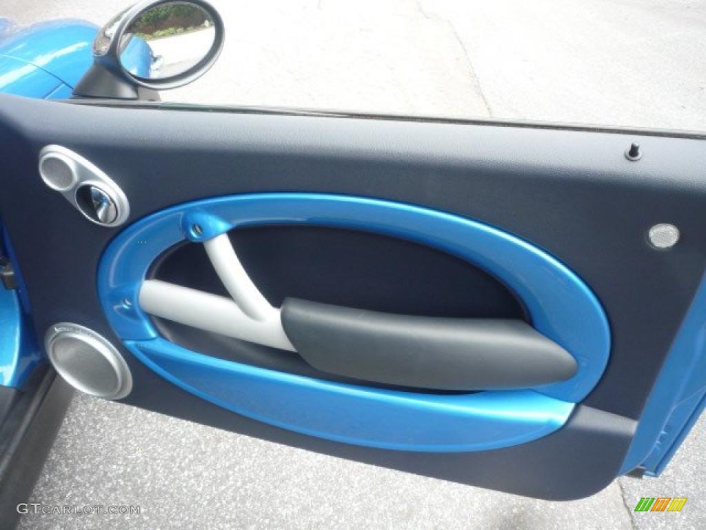 2008 Cooper S Convertible - Laser Blue Metallic / Blue/Carbon Black photo #23