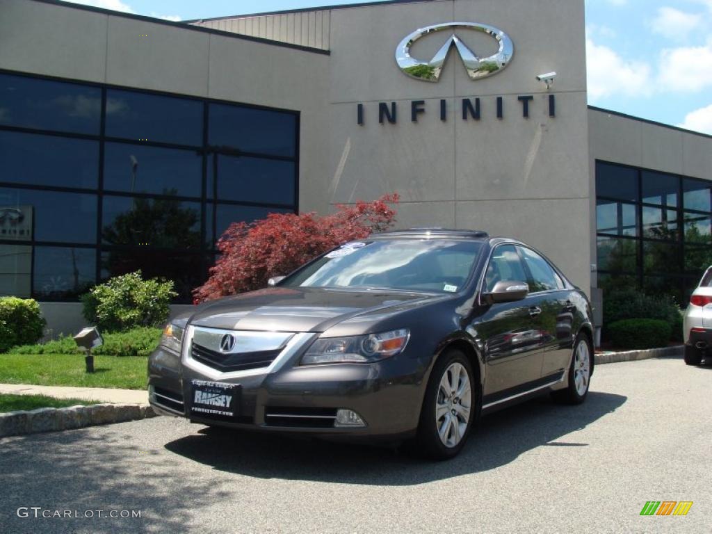 2009 RL 3.7 AWD Sedan - Grigio Metallic / Ebony photo #1