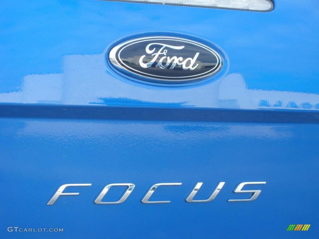 2010 Focus SEL Sedan - Blue Flame Metallic / Medium Stone photo #4