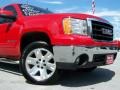 2008 Fire Red GMC Sierra 1500 SLT Crew Cab 4x4  photo #2