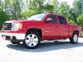 2008 Fire Red GMC Sierra 1500 SLT Crew Cab 4x4  photo #5