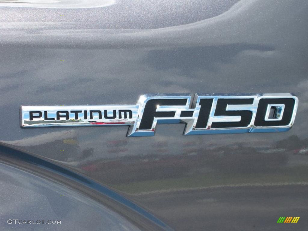 2010 F150 Platinum SuperCrew 4x4 - Sterling Grey Metallic / Sienna Brown Leather/Black photo #4
