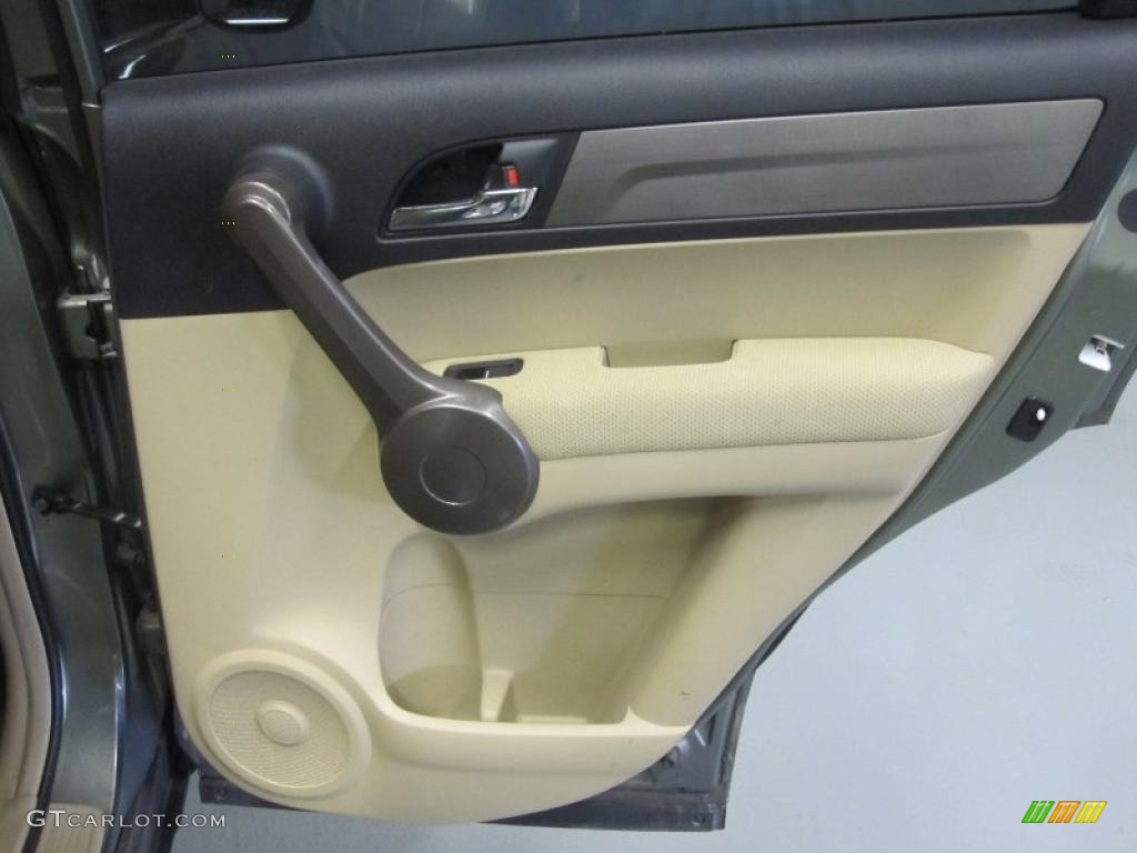 2008 CR-V EX 4WD - Green Tea Metallic / Ivory photo #8