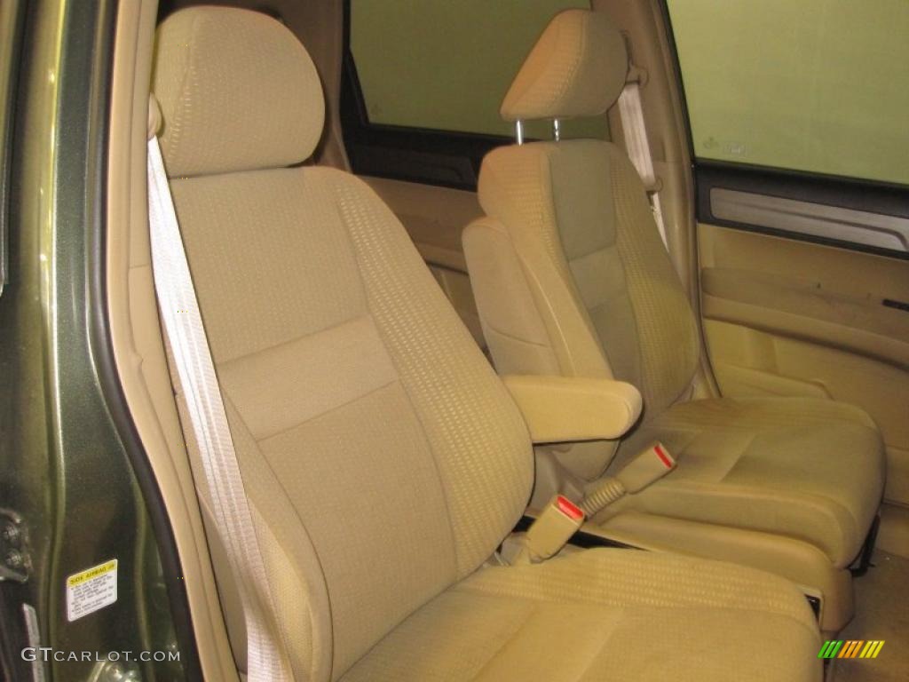 2008 CR-V EX 4WD - Green Tea Metallic / Ivory photo #9