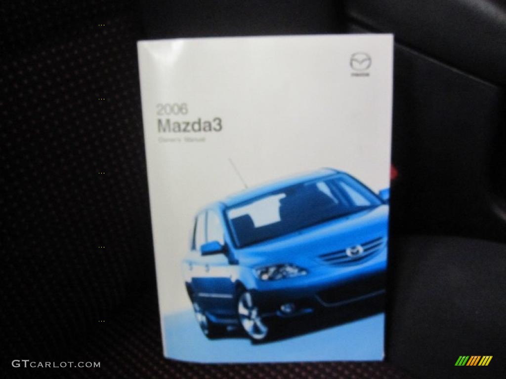 2006 MAZDA3 s Touring Sedan - Titanium Gray Metallic / Black/Red photo #9