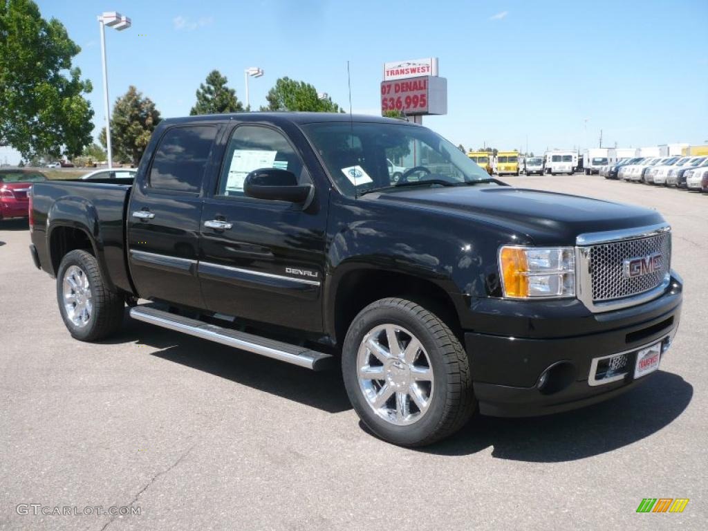 2010 Sierra 1500 Denali Crew Cab AWD - Onyx Black / Ebony photo #1