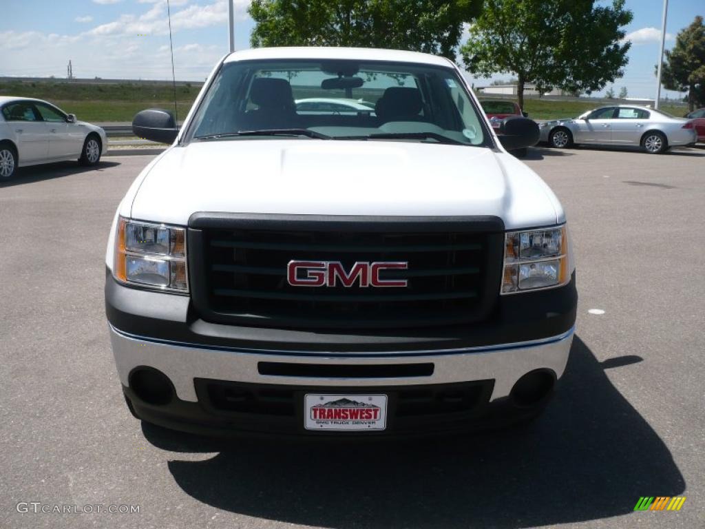 2010 Sierra 1500 Extended Cab 4x4 - Summit White / Dark Titanium photo #2