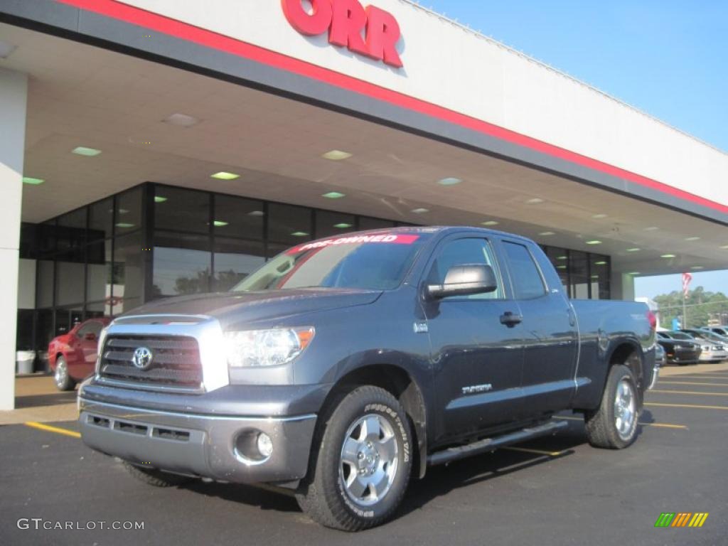 2007 Tundra SR5 Double Cab - Slate Metallic / Graphite Gray photo #1