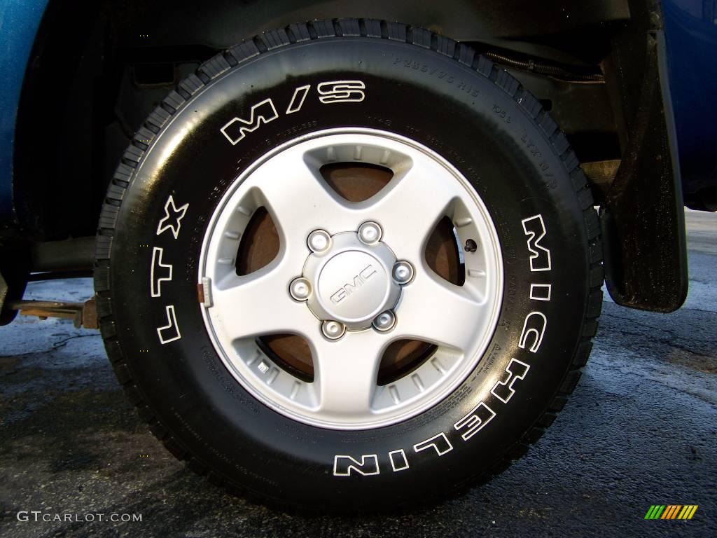 2005 Canyon SL Extended Cab 4x4 - Superior Blue Metallic / Dark Pewter photo #8