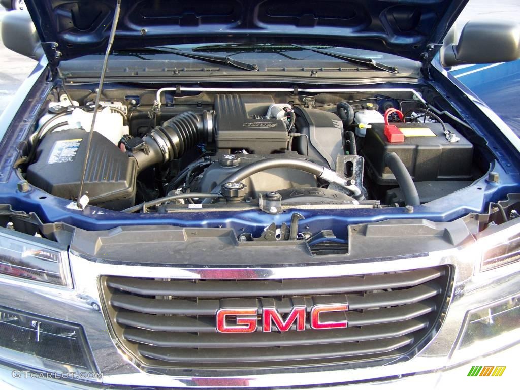 2005 Canyon SL Extended Cab 4x4 - Superior Blue Metallic / Dark Pewter photo #15