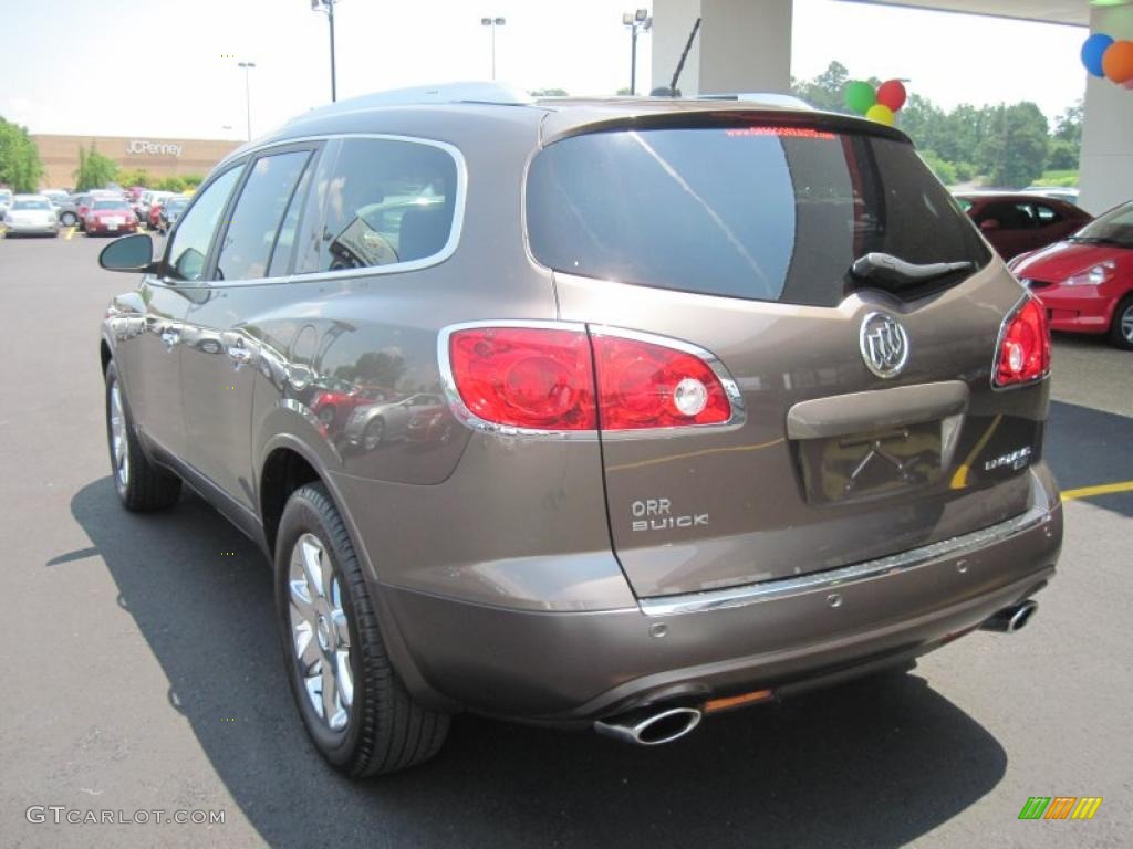 2009 Enclave CXL AWD - Cocoa Metallic / Ebony Black/Ebony photo #5