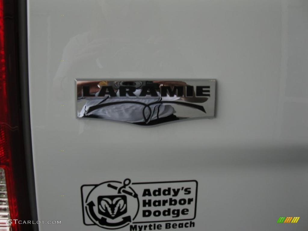 2010 Ram 3500 Laramie Mega Cab 4x4 Dually - Bright White / Dark Slate photo #20