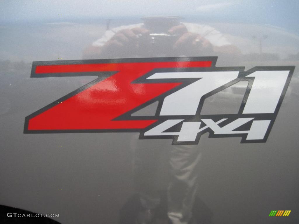 2008 Silverado 1500 Z71 Crew Cab 4x4 - Graystone Metallic / Light Titanium/Ebony Accents photo #9