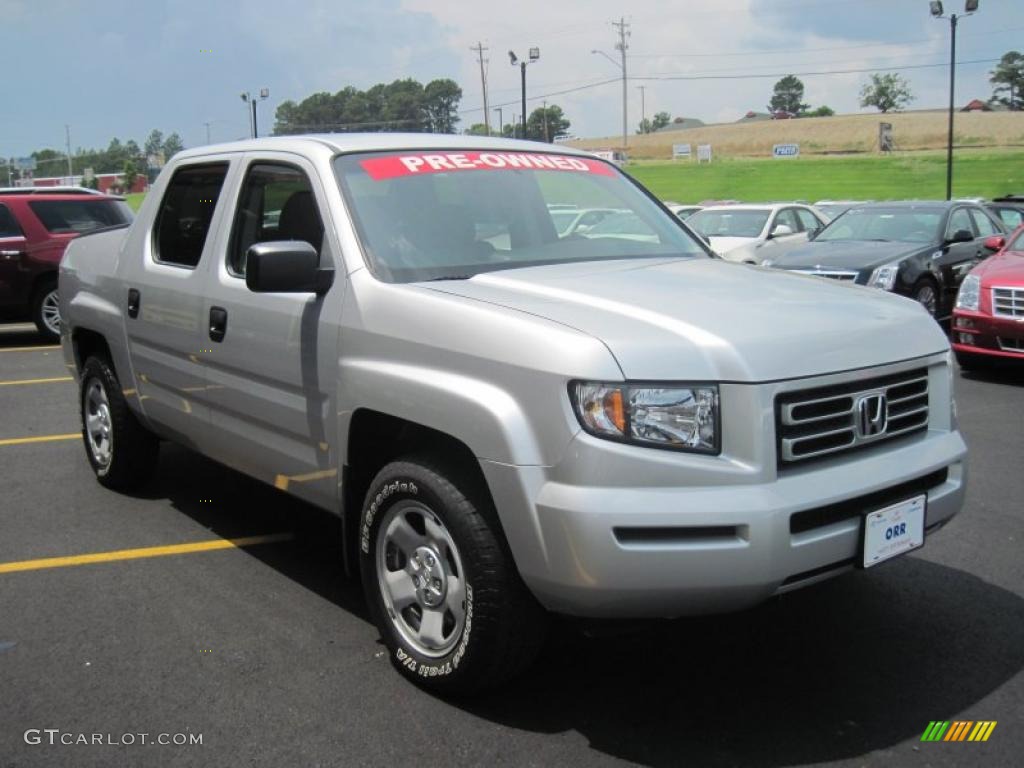 2007 Ridgeline RT - Billet Silver Metallic / Black photo #2