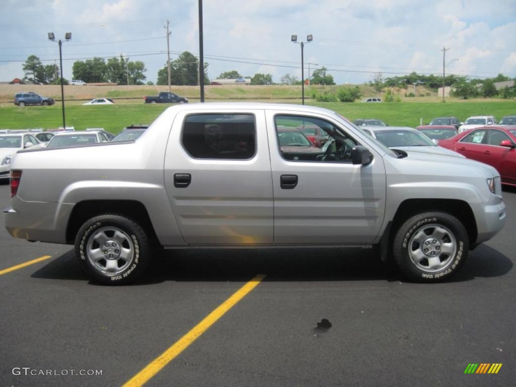 2007 Ridgeline RT - Billet Silver Metallic / Black photo #3