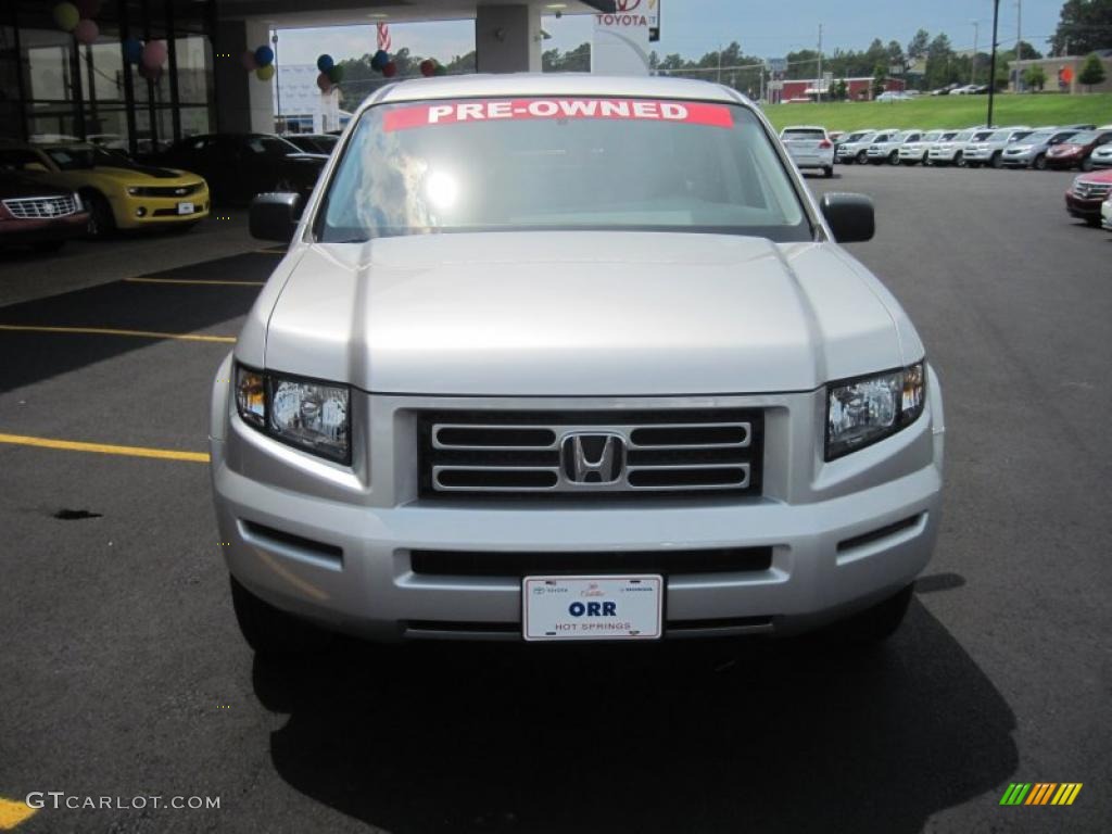2007 Ridgeline RT - Billet Silver Metallic / Black photo #7