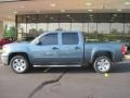 2008 Stealth Gray Metallic GMC Sierra 1500 SLE Crew Cab  photo #4