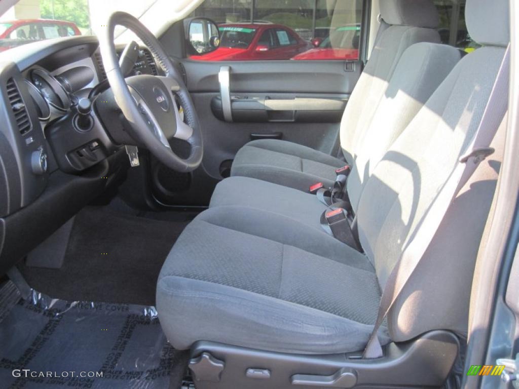 2008 Sierra 1500 SLE Crew Cab - Stealth Gray Metallic / Ebony photo #12