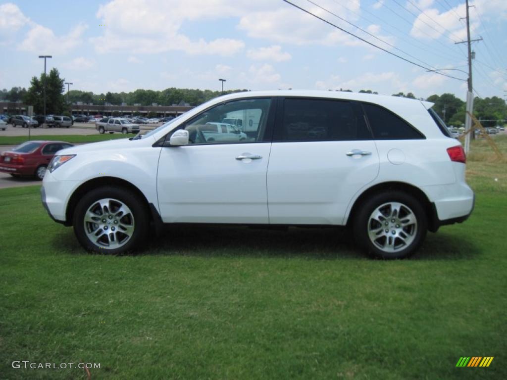 2007 MDX Technology - Aspen White Pearl / Parchment photo #3