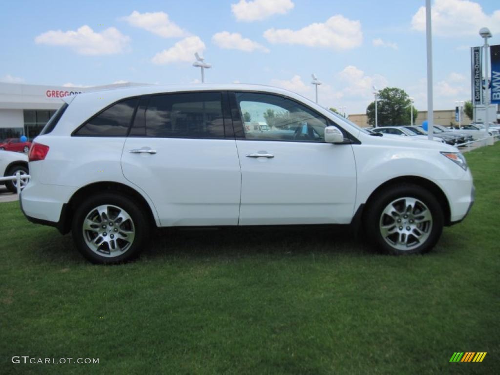 2007 MDX Technology - Aspen White Pearl / Parchment photo #4