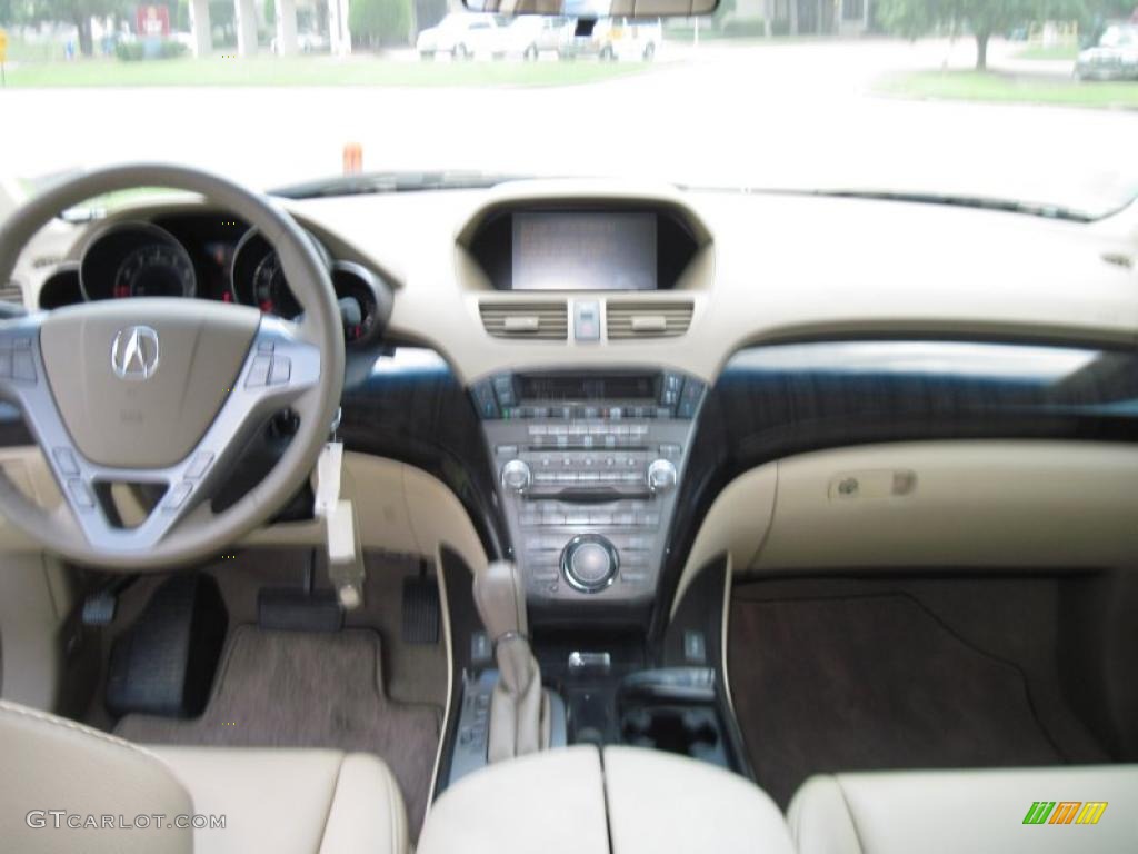 2007 MDX Technology - Aspen White Pearl / Parchment photo #11