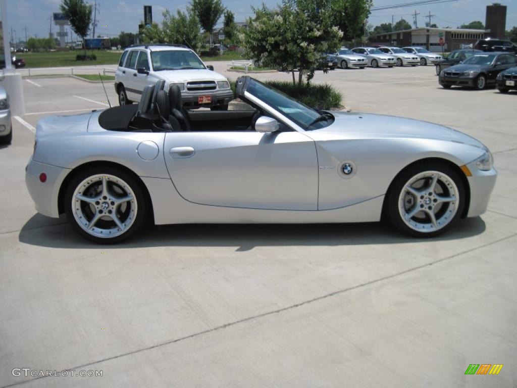 2006 Z4 3.0si Roadster - Silver Grey Metallic / Black photo #4