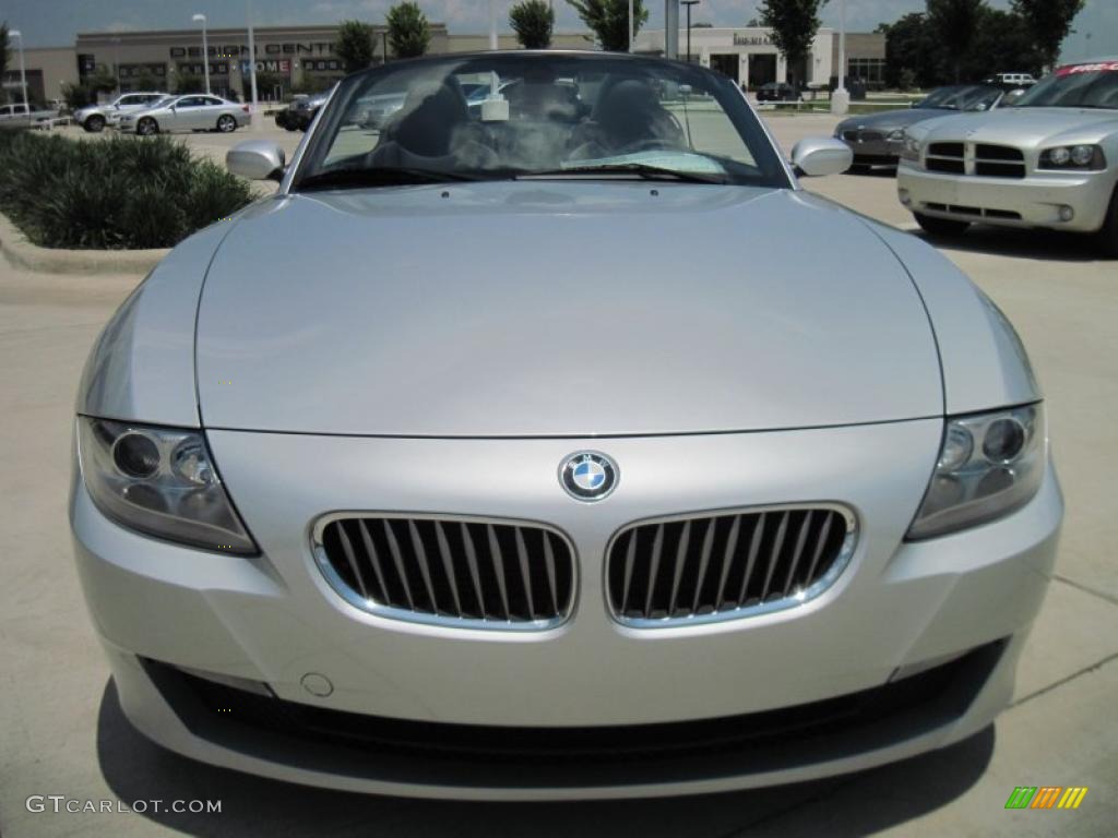 2006 Z4 3.0si Roadster - Silver Grey Metallic / Black photo #5