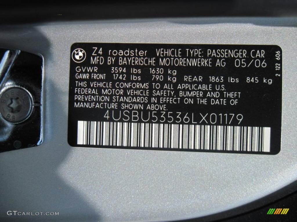 2006 Z4 3.0si Roadster - Silver Grey Metallic / Black photo #11