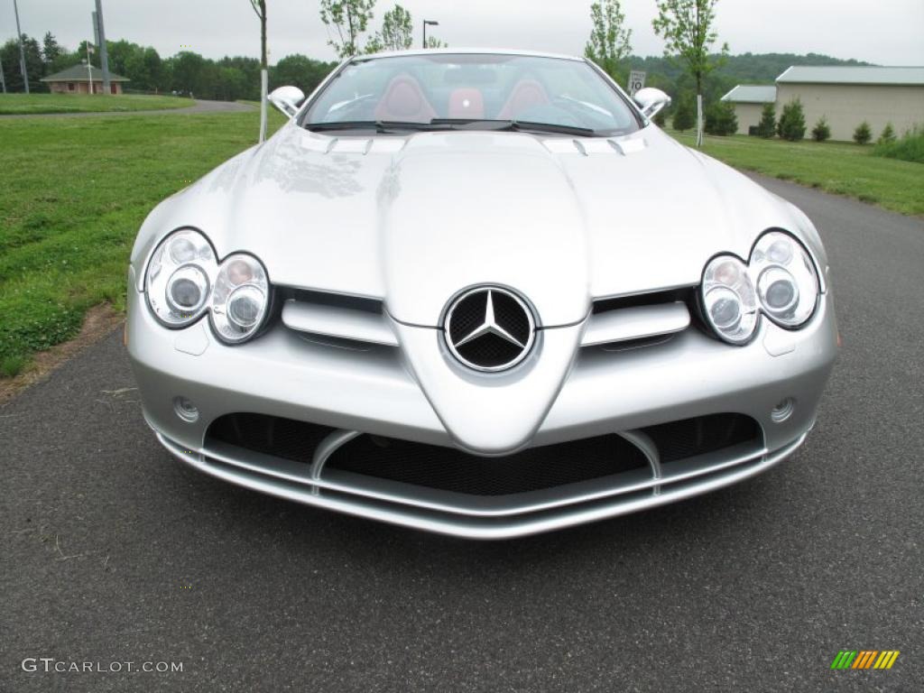 Crystal Laurite Silver Metallic 2009 Mercedes-Benz SLR McLaren Roadster Exterior Photo #30537477