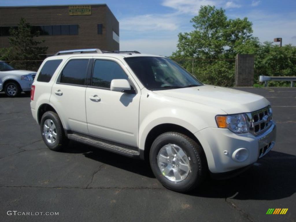 2010 Escape Limited V6 4WD - White Suede / Charcoal Black photo #1