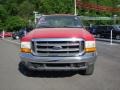 Red - F250 Super Duty XLT Extended Cab 4x4 Photo No. 7