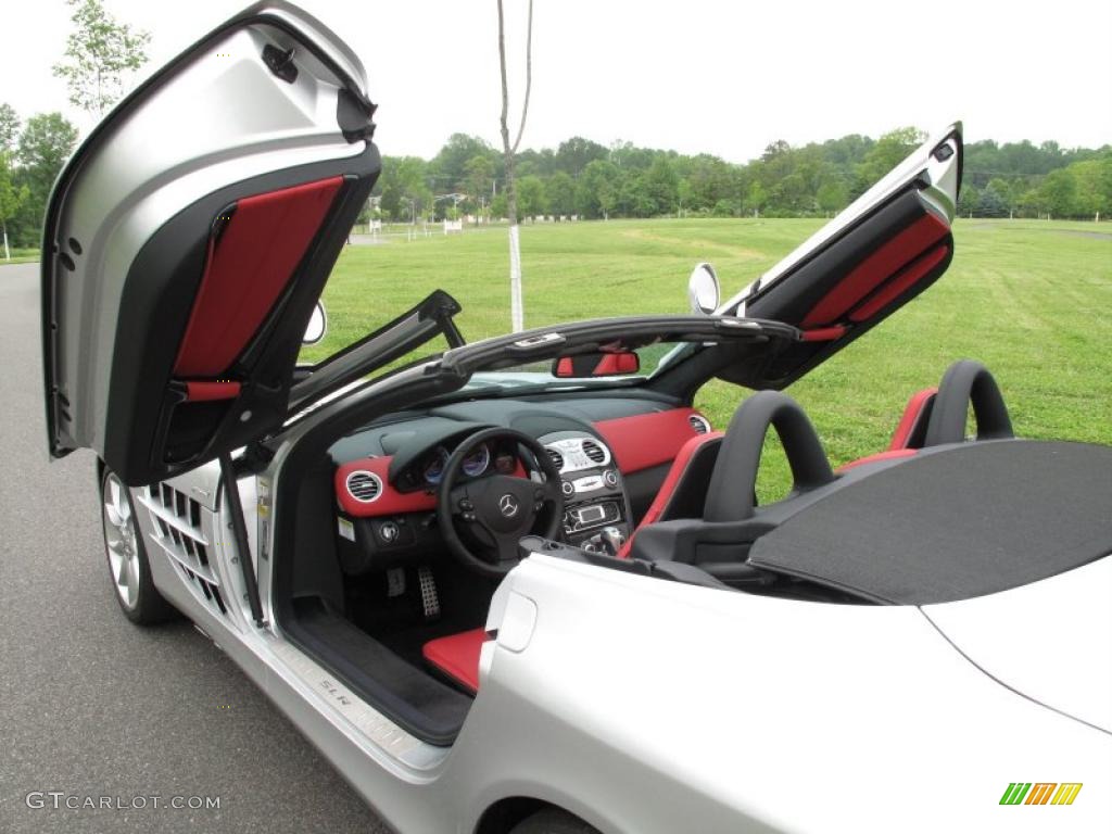 300SL Red Interior 2009 Mercedes-Benz SLR McLaren Roadster Photo #30537621