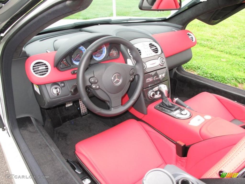 300SL Red Interior 2009 Mercedes-Benz SLR McLaren Roadster Photo #30537653
