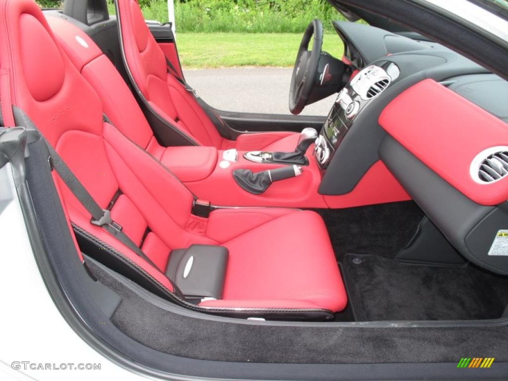 300SL Red Interior 2009 Mercedes-Benz SLR McLaren Roadster Photo #30537708