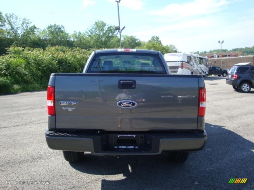 2004 F150 STX SuperCab 4x4 - Dark Shadow Grey Metallic / Dark Flint photo #4