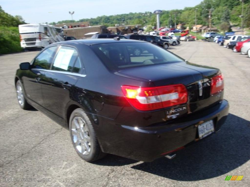 2008 MKZ Sedan - Black / Dark Charcoal photo #5