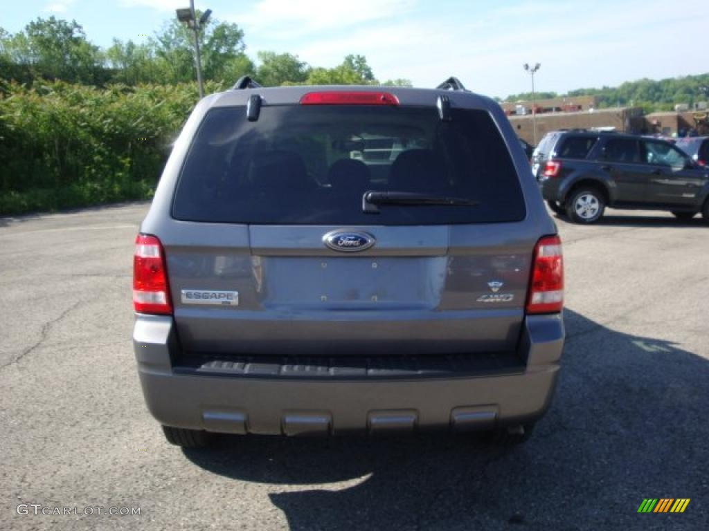 2009 Escape XLT V6 4WD - Sterling Grey Metallic / Charcoal photo #4